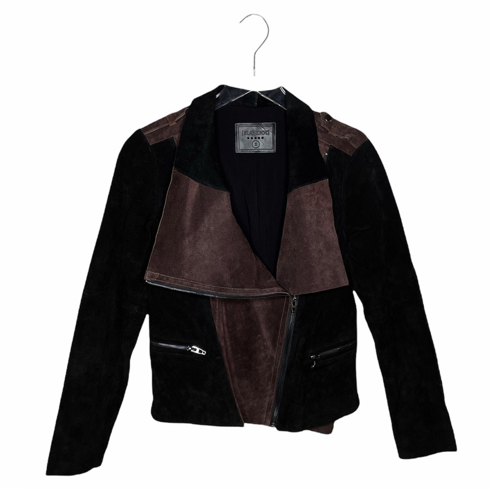 Blank NYC Draped Suede Moto Jacket | Blank NYC